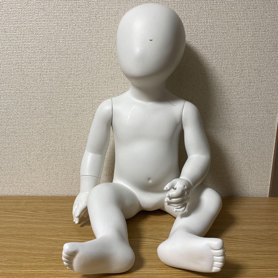 ホワイト マネキン 赤ちゃん　子供　トルソー　パールマネキン　21922