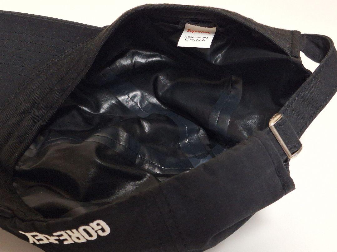 美品　Supreme　GORE-TEX　S Logo　6-Panel　Black