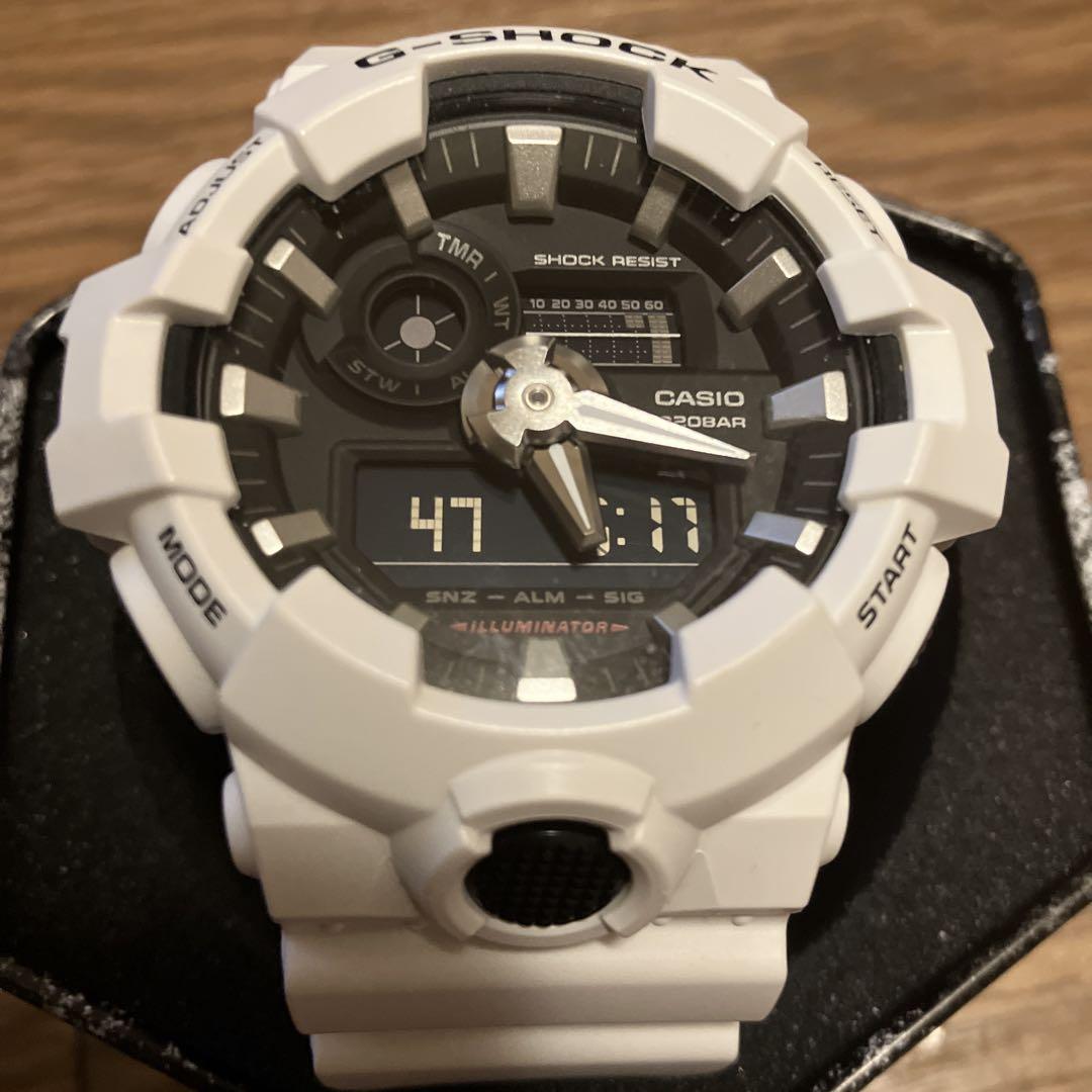 CASIO G-SHOCK ホワイト腕時計
