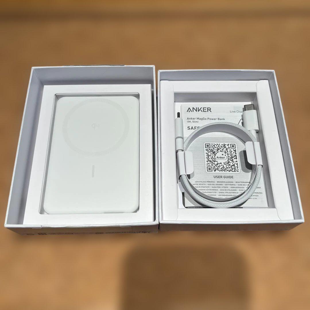 Apple限定 Anker MagGo Power Bank（5K、Slim）