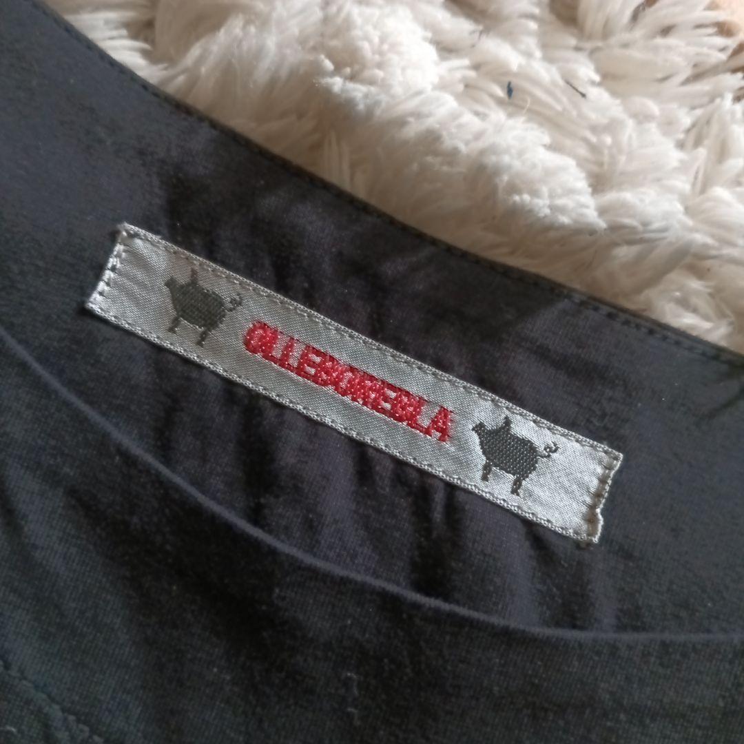 美品　アルベロベロ　OLLEBRESLA 長袖Tシャツ 黒 イラスト付き
