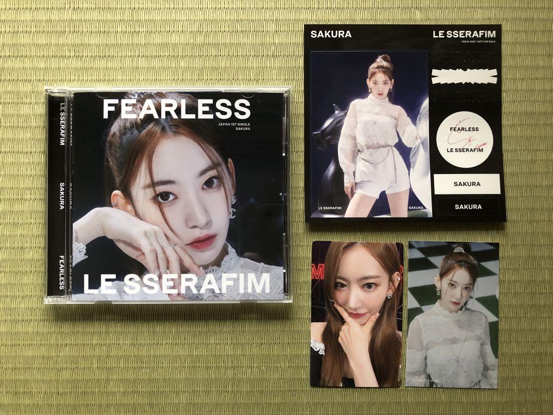 ルセラフィム FEARLESS ソロジャケット CD トレカ LE SSERAFIM - Le Sserafim FEARLESS ソロジャケット盤 ユンジン