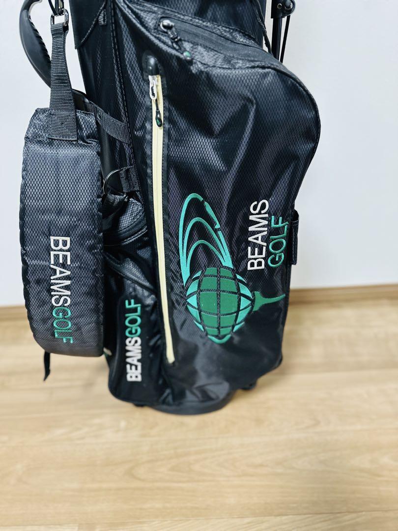 BEAMS GOLF ブラック ゴルフバッグ