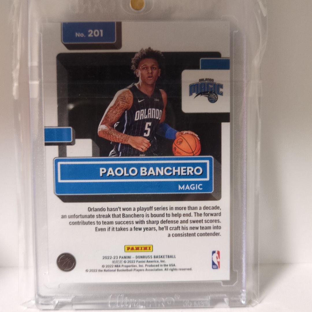 NBA PAOLO BANCHERO RC目立った傷や汚れなし UP786_INFO
