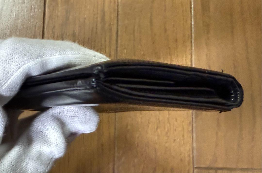 BVLGARI ブラック コンパクト折り財布 希少