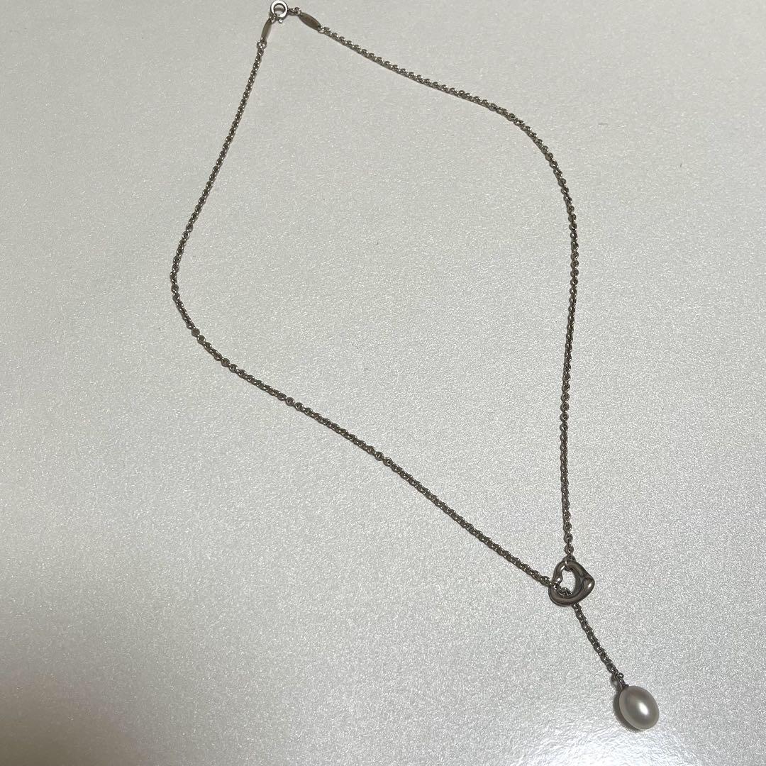TIFFANY＆Co. ティファニー ネックレス オープンハート ラリアット