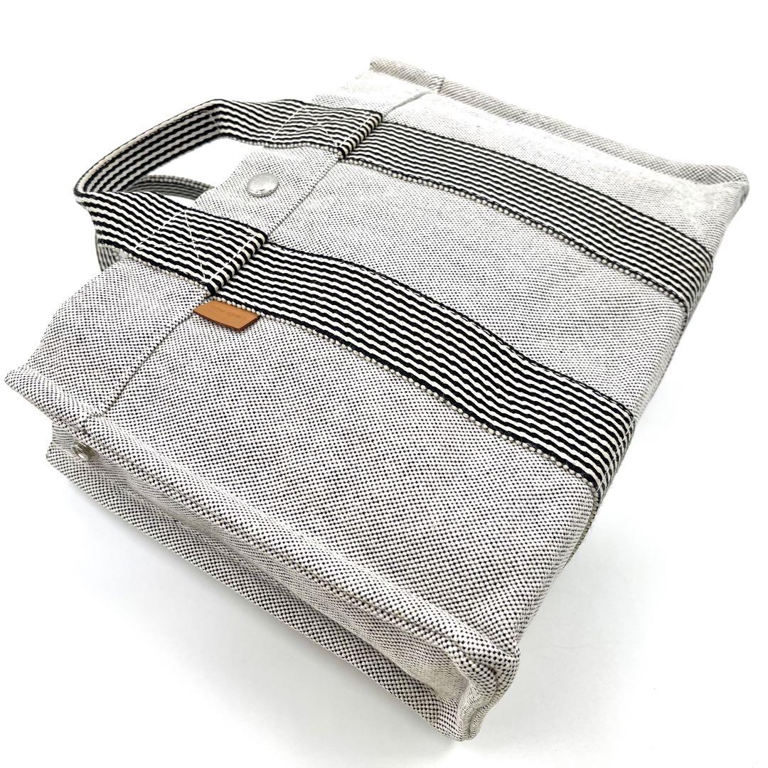 HERMES エルメス フールトゥ PM ハンドバッグ トート ライトグレー