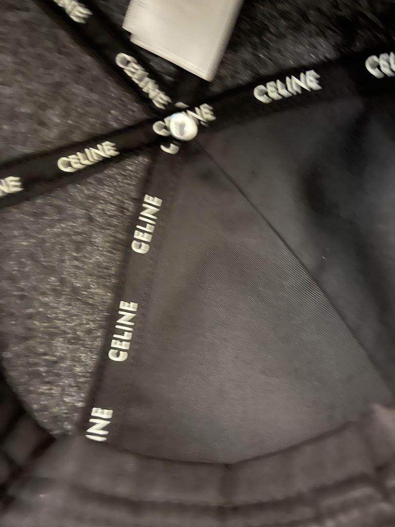 高 品質ファッション - CELINE ブラック ベースボールキャップ Cロゴ