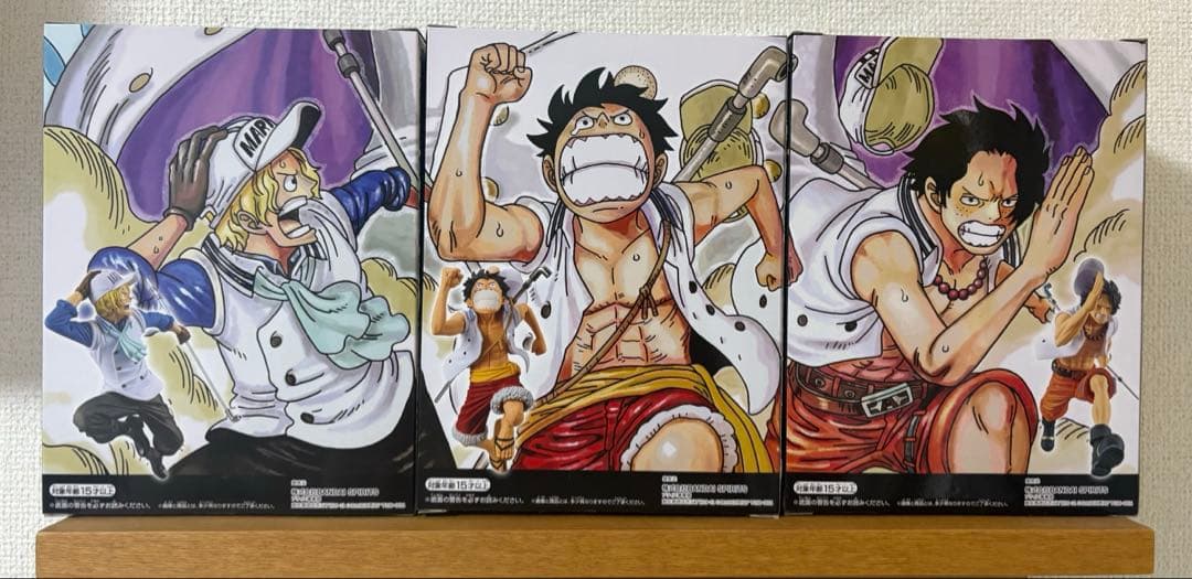 ワンピース 夢の一枚 フィギュア3体セット エース サボ ルフィ