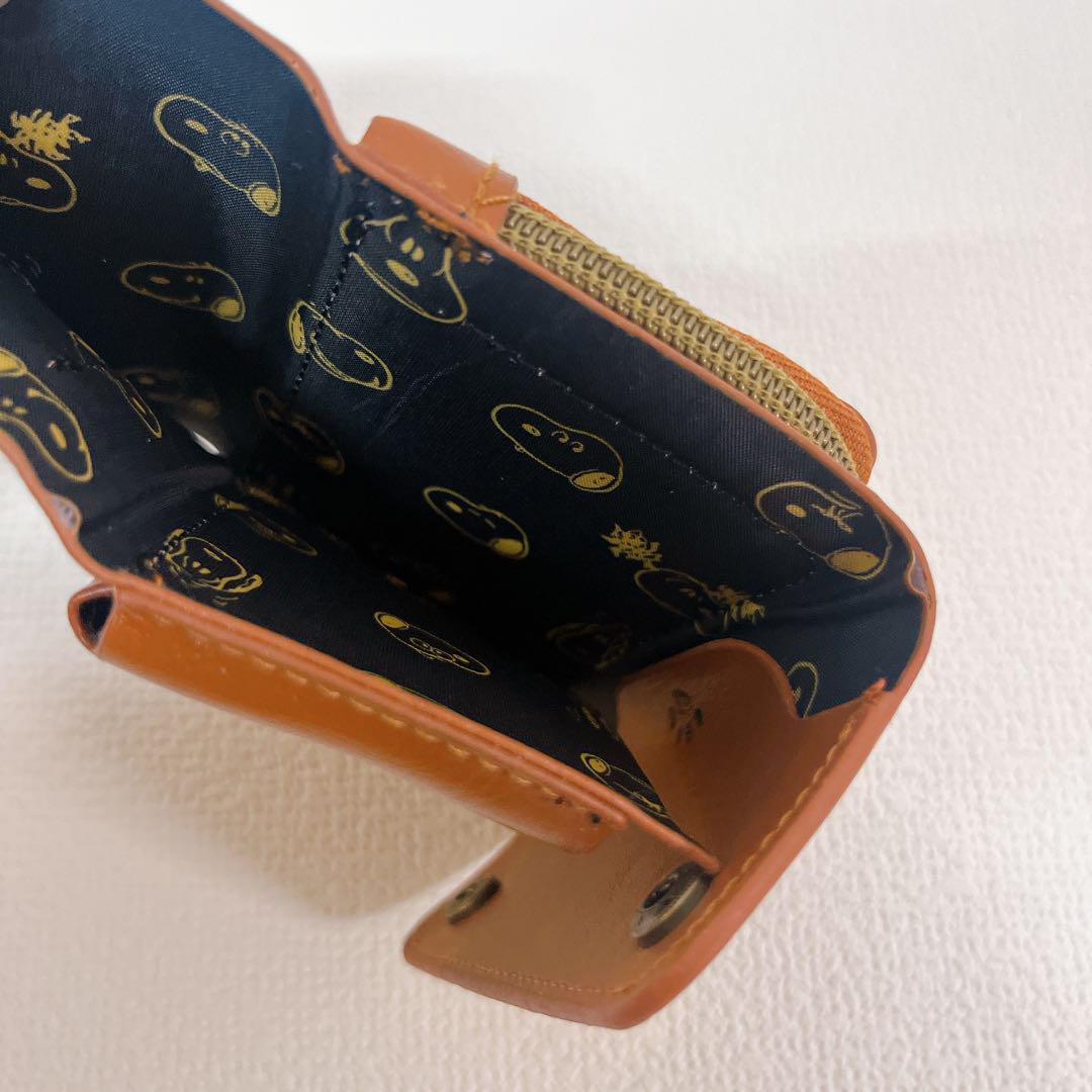SNOOPY 極小財布 スヌーピーレザーウォレットミニ財布