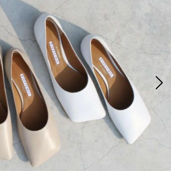 pippichic LINDA FLAT パンプス 35.5 22.5 ホワイト pippichic LINDA FLAT パンプス 35.5 22.5 ホワイト