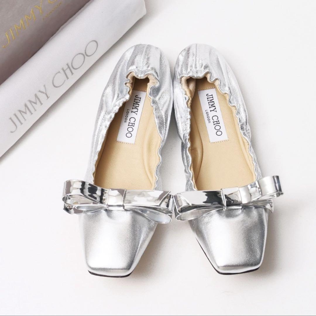 JIMMY CHOO フラットシューズ ジミーチュウ ブランド靴 パンプス