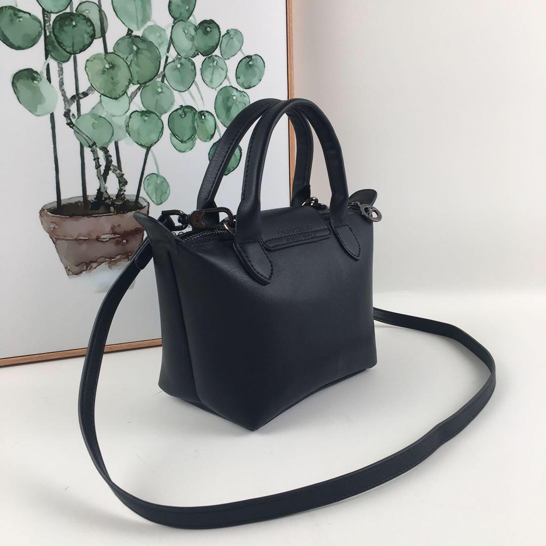 新品　ロンシャン　ルプリアージュ キュイール XS 3way レザーハンドバッグ