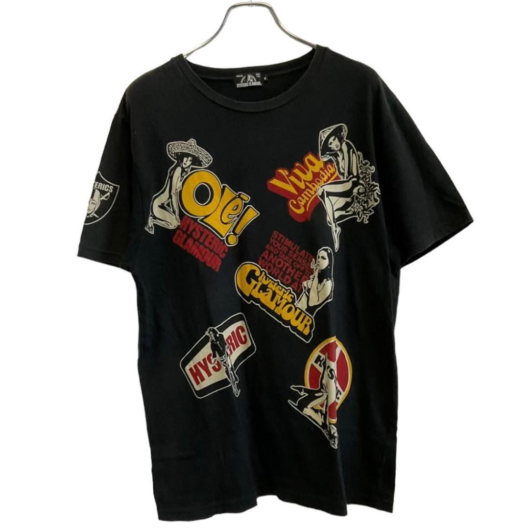 HYSTERIC GLAMOUR Tシャツ ヒスガール 希少デザイン ガール満載 HYSTERIC GLAMOUR Tシャツ ヒスガール 希少デザイン ガール満載