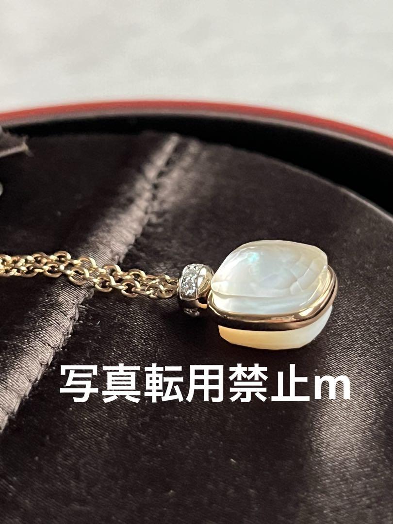Rio★！ポメラート　ヌードネックレス　ホワイトトパーズ/パール　美品