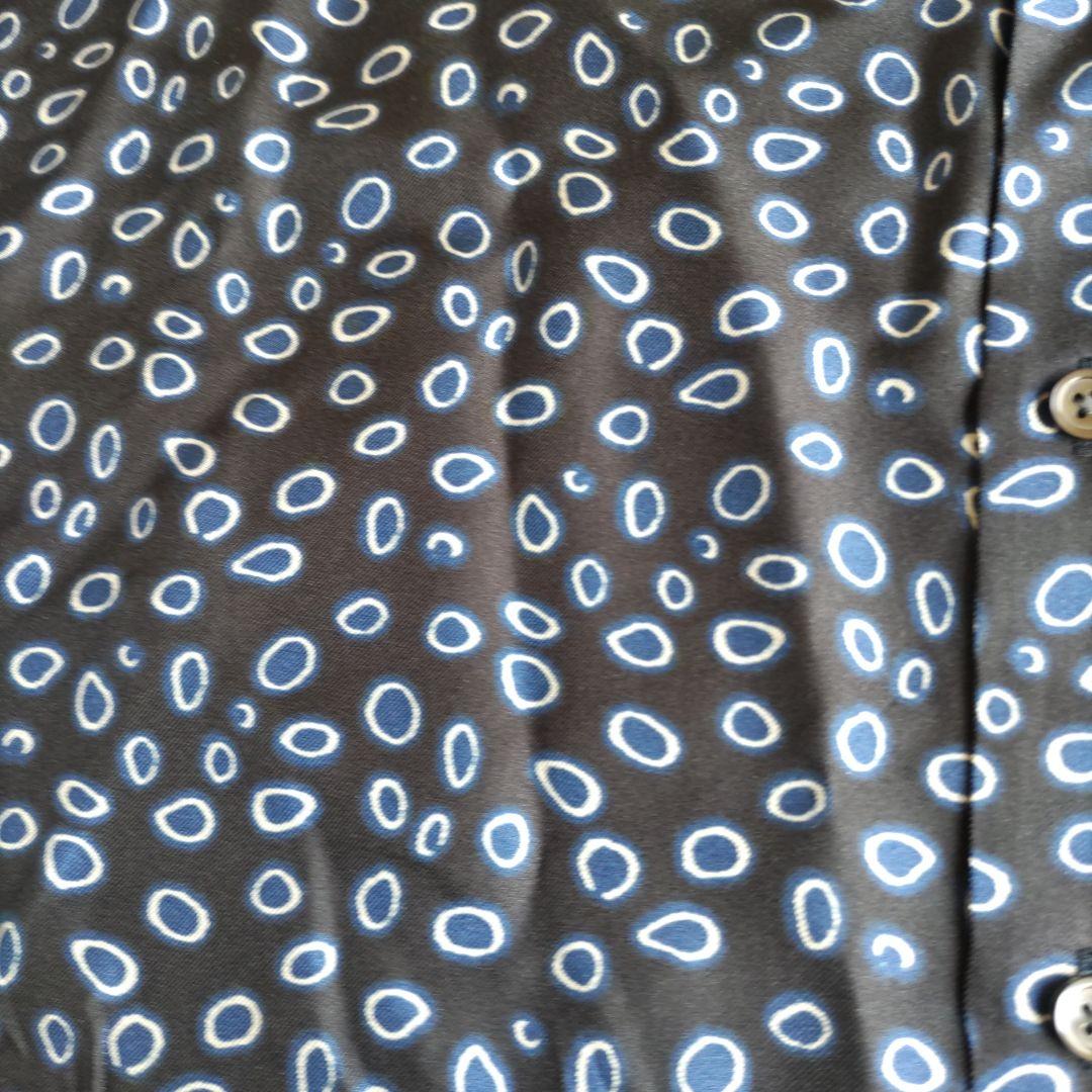 バナナタイム BANANATIME シルクシャツ 柄シャツ 長袖 シルク100%