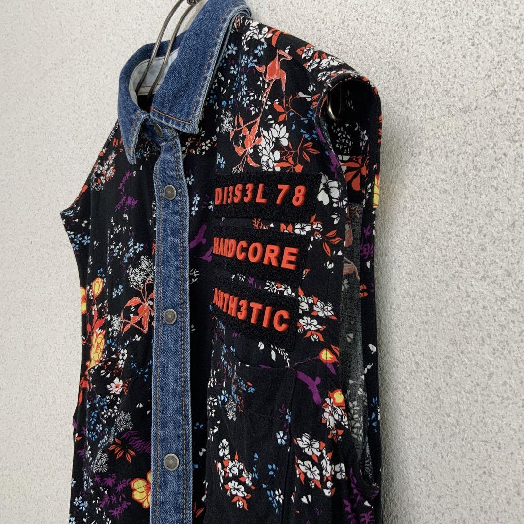 美品☆DIESEL ディーゼル ノースリーブ デニム ワンピース