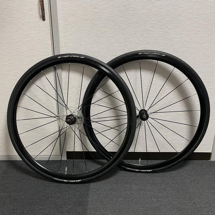 ★SHIMANO　シマノ　クリンチャー　ホイール　25cタイヤ　前後　スプロケ★ 700c ホイール 9s クリンチャータイヤ 25c - メルカリ