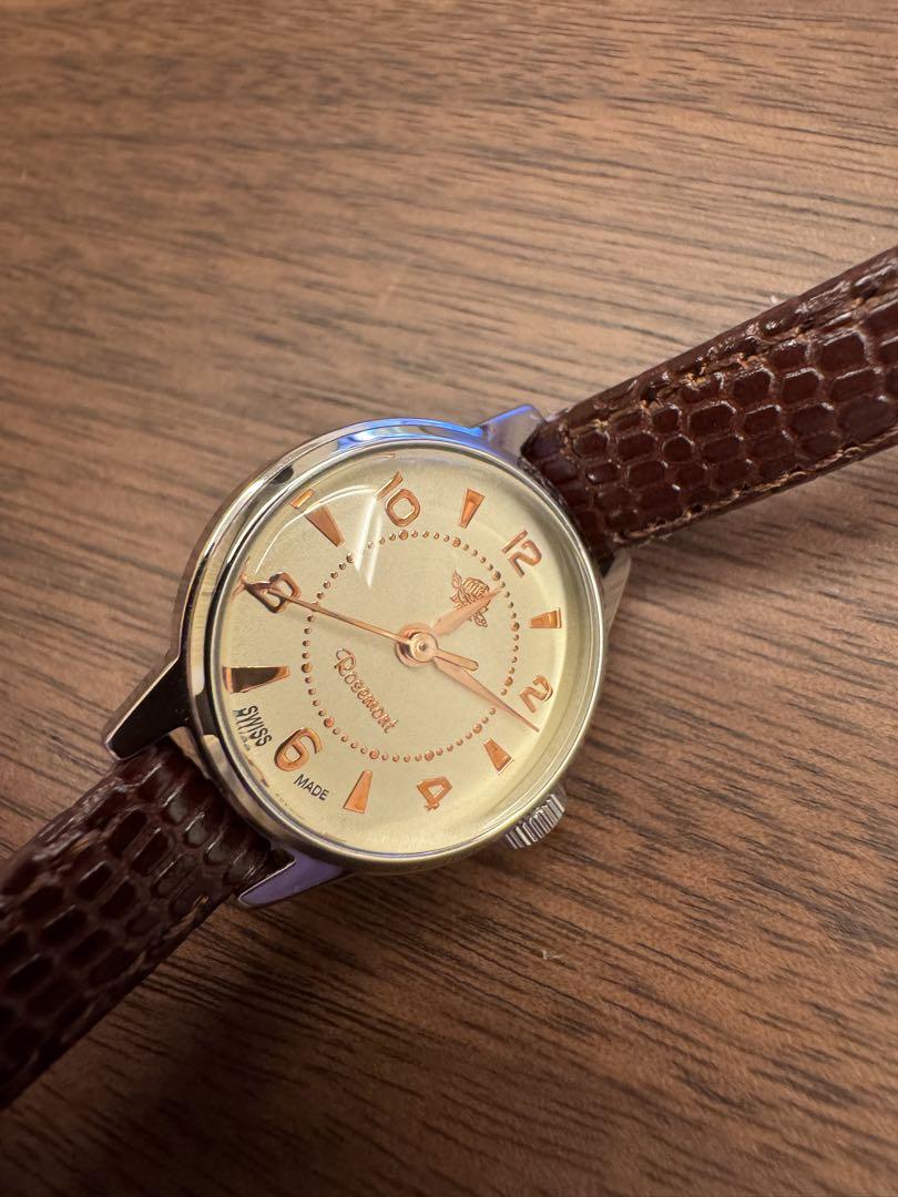 美品　腕時計　Rosemont  レザーベルト