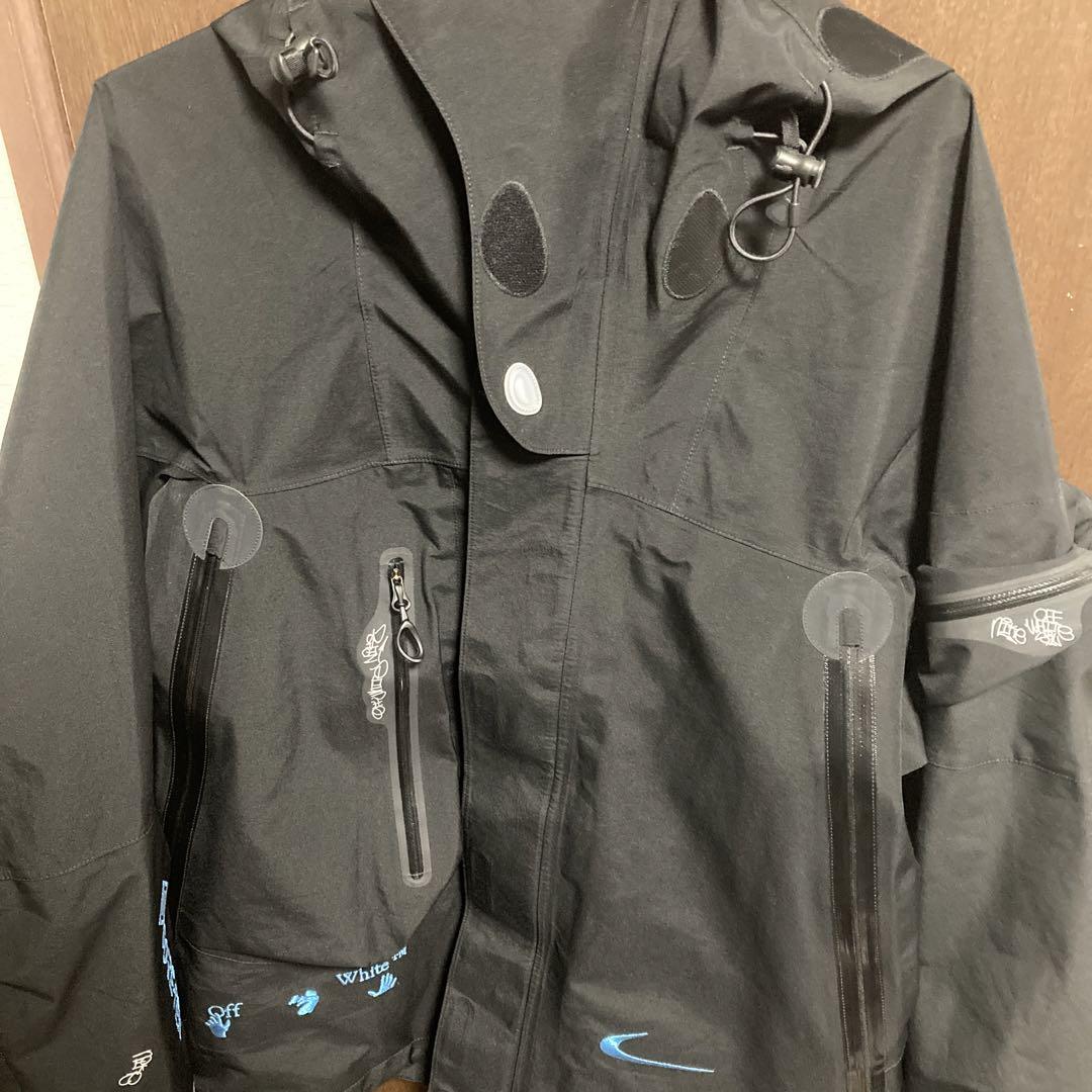 nike off ストア white 007 black Gore-Tex jacket