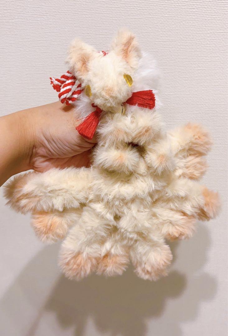 九尾の狐 和狐ケモノ アートドール ハンドメイド作品