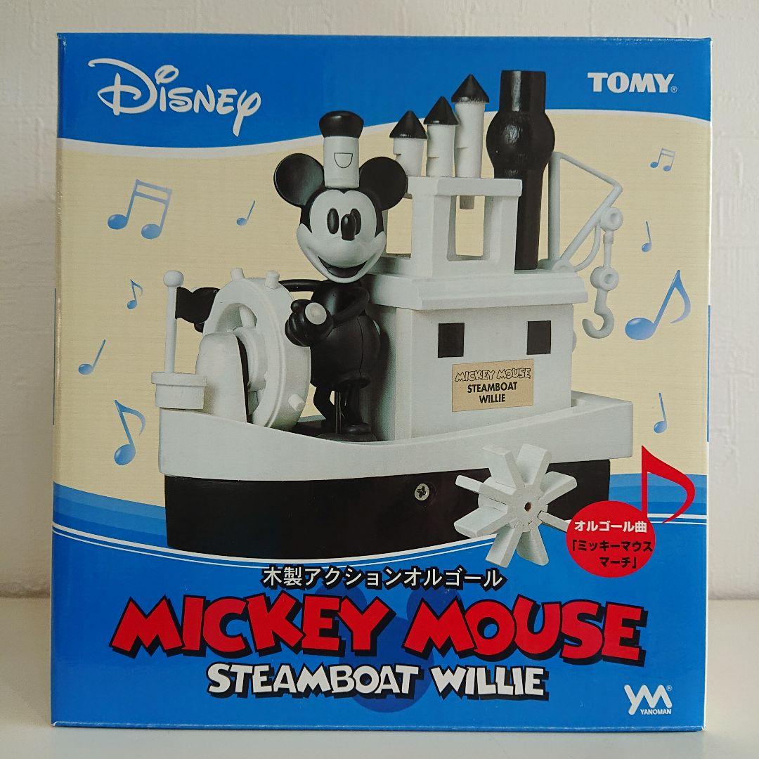 Tomy Disney ディズニー ミッキーマウス 木製アクションオルゴール