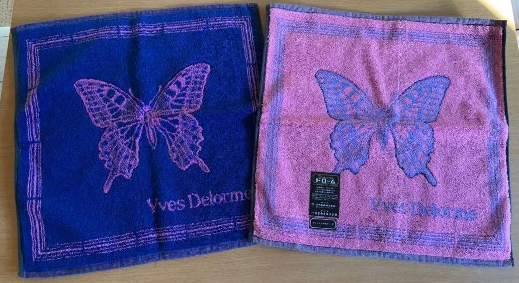 YvesDelorme ウォッシュタオル 2枚セット
