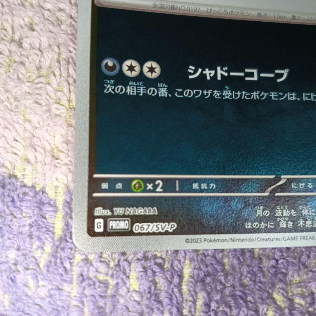 Yu Nagaba ポケモンカードゲーム ブラッキー プロモ ポケモンセンター