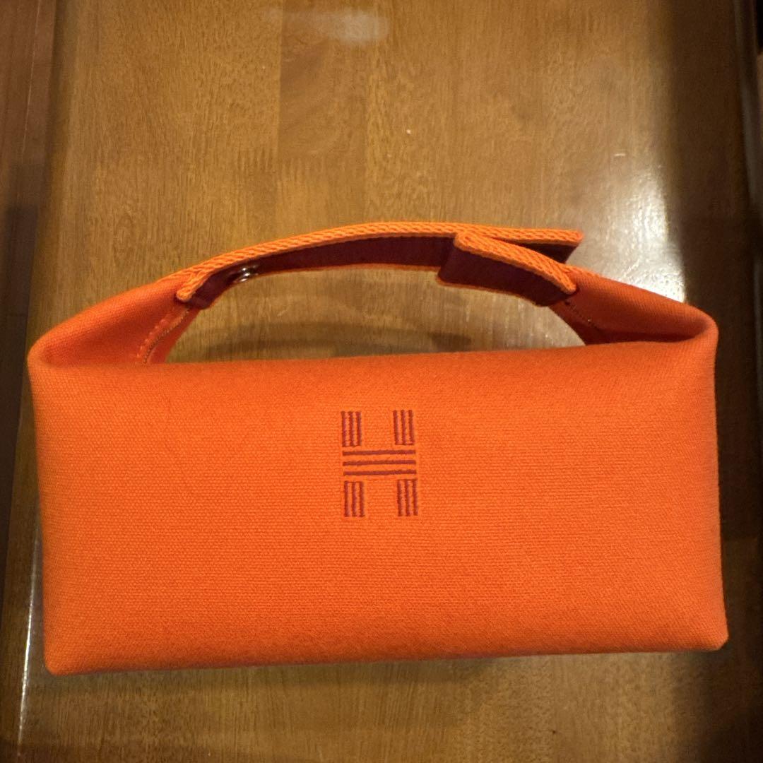 HERMES ブリットアブラックオレンジ色ＰＭ