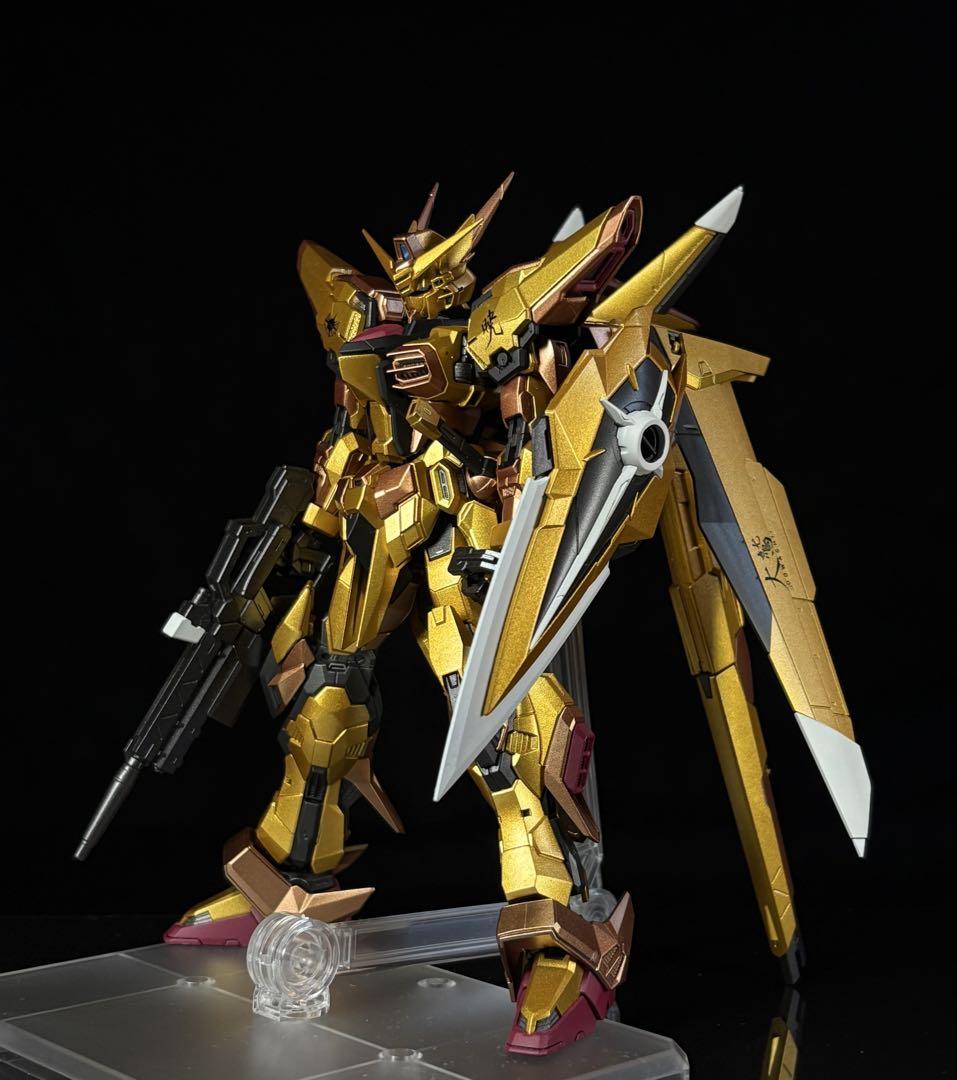 RG アカツキガンダム　オオワシ装備　塗装品 オオワシ装備の「アカツキガンダム」がRGで立体化、3種の