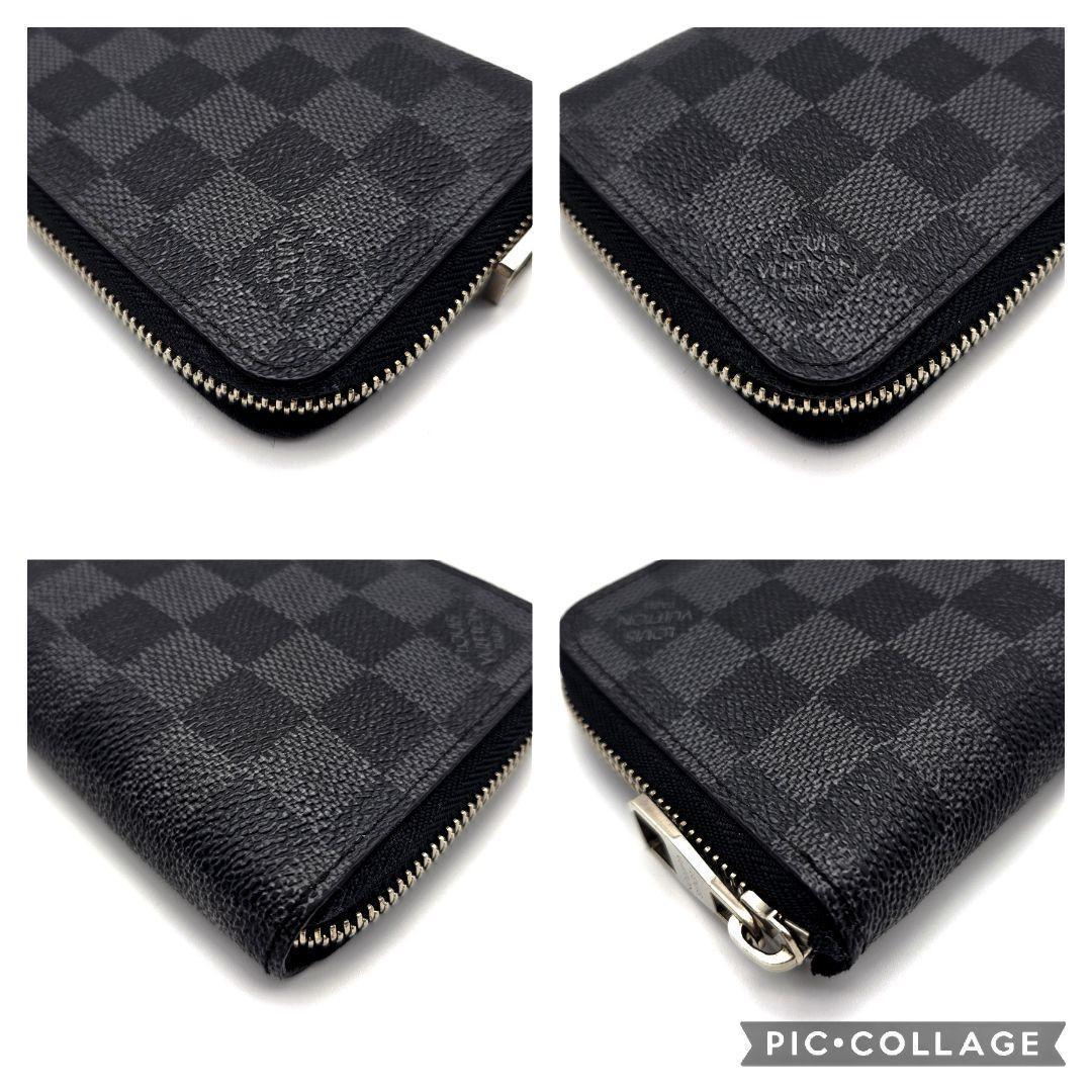 最後の一人様　ヴェルティカル　ダミエグラフィット　ジッピー　長財布　D144
