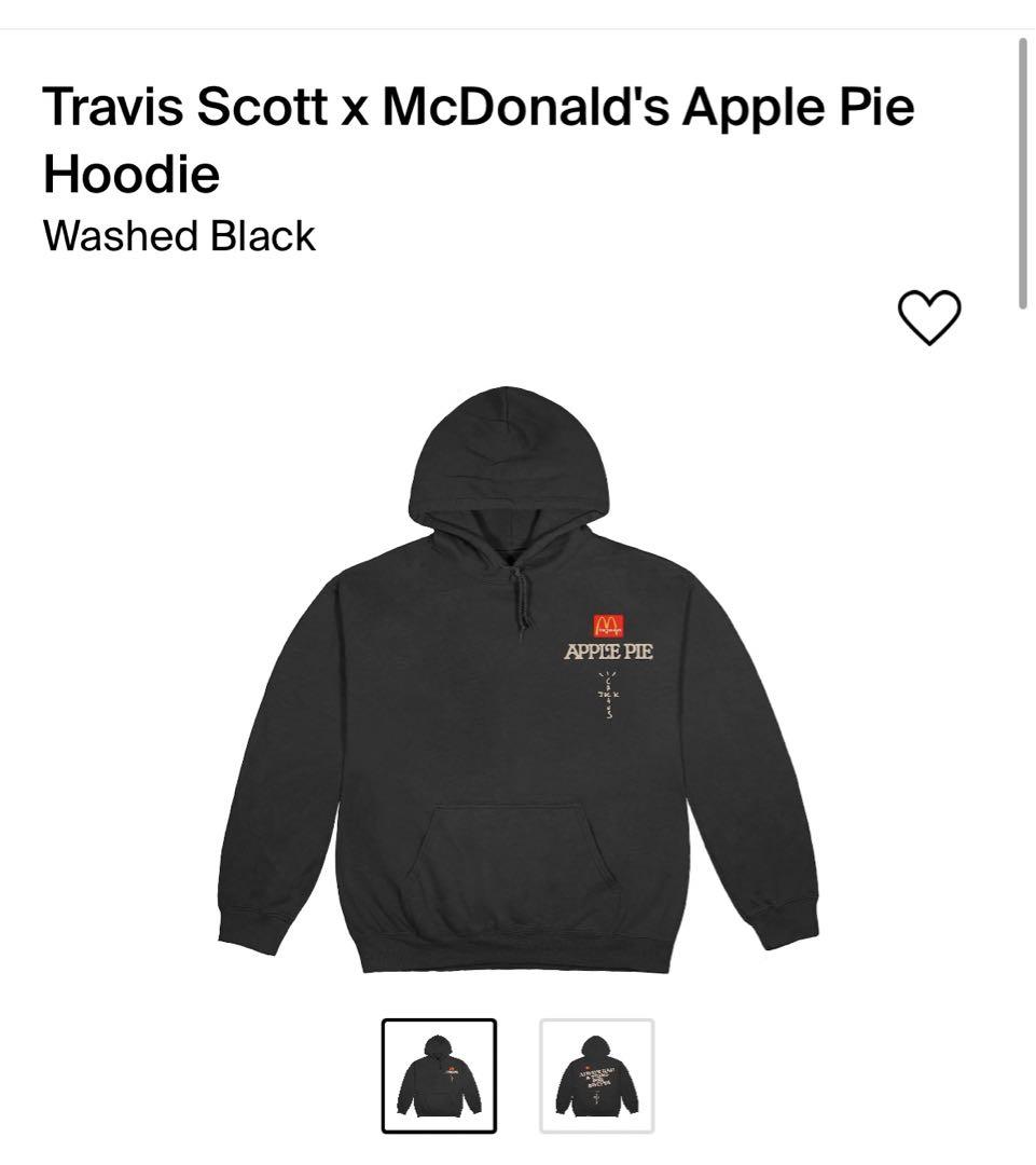 Travis Scott x McDonald's Apple Pie パーカー