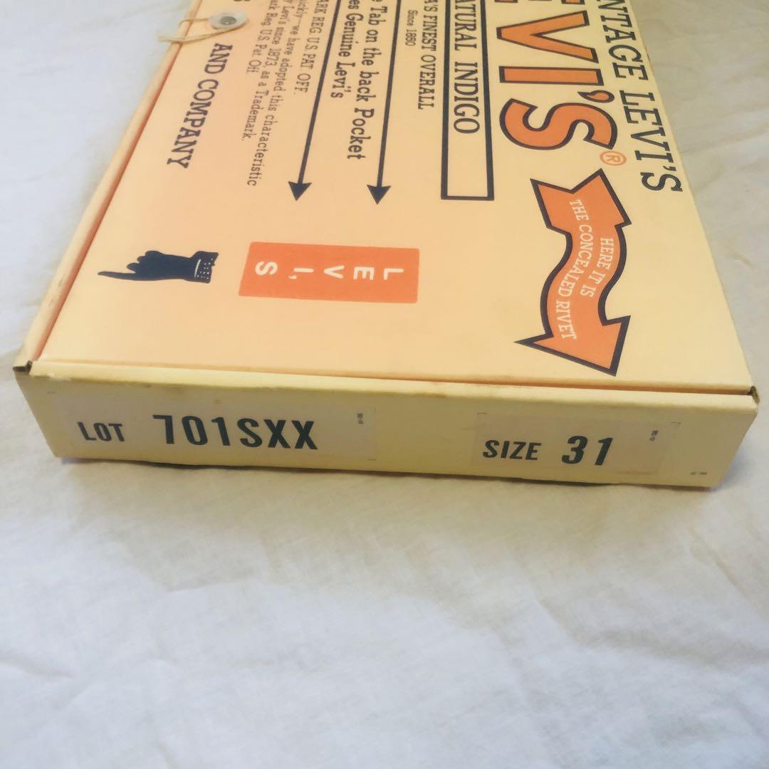 LEVI'S 1991年復刻品 天然インディゴ 701SXX W31 L33