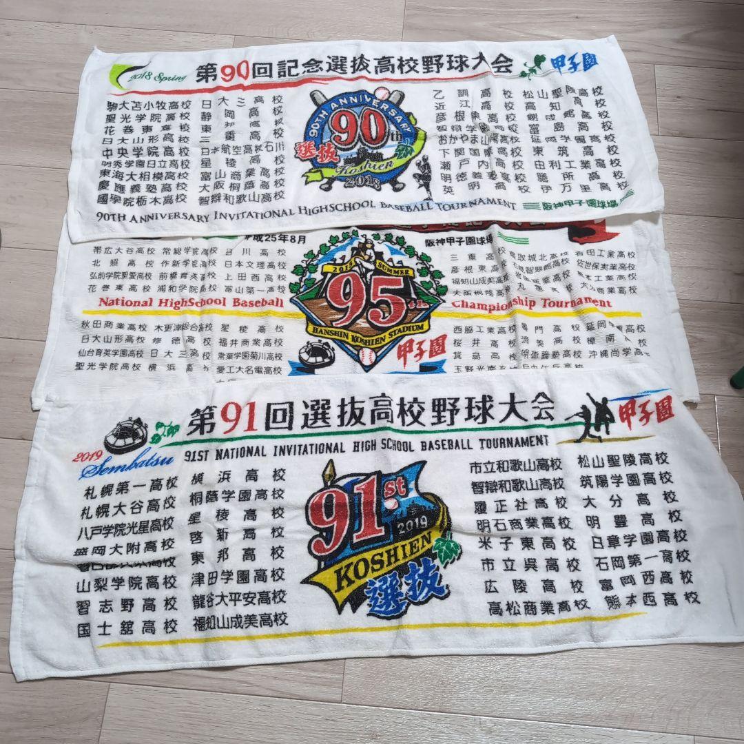 甲子園タオル 甲子園出場記念タオル・第107回全国高等学校野球選手権大会 記念