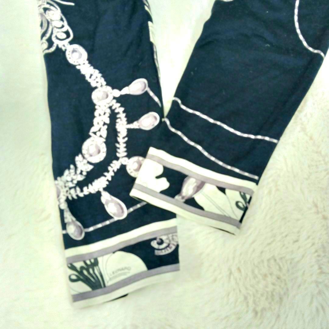 LEONARD FASHION（レオナール）花柄 長袖トップス サイズ40　上品