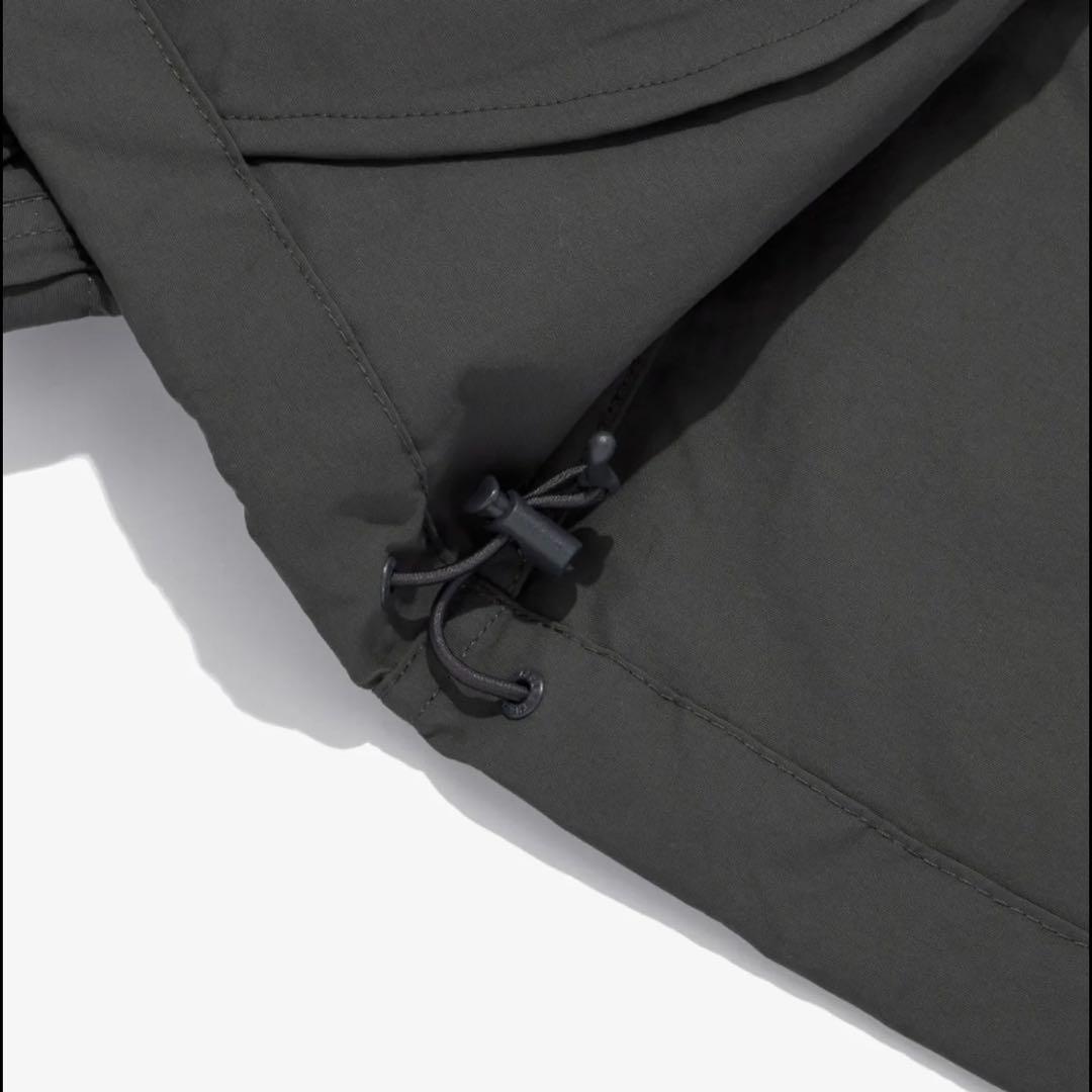 韓国限定 ノースフェイス　XS　オレマ　ロゴフードジャケット　チャコールグレー