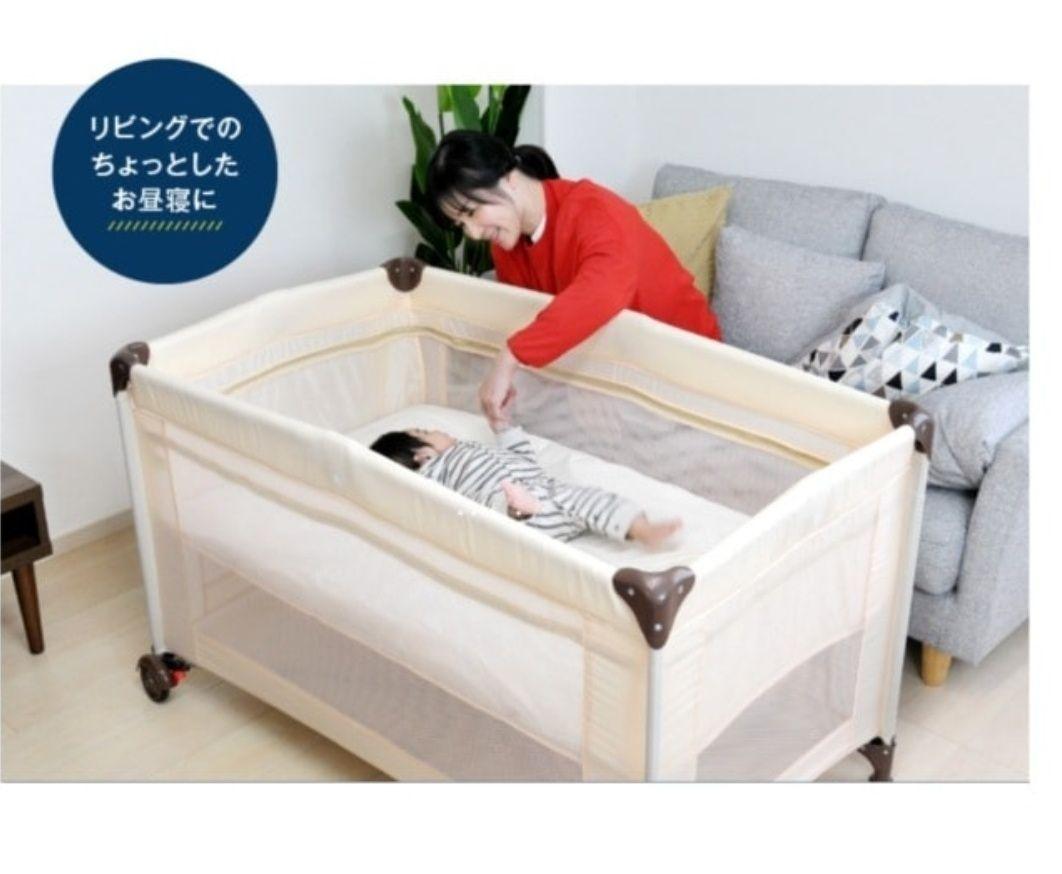 Nebio ネビオ スリープ 　プレミアム 　ベビーベッド　多機能　折りたたみ