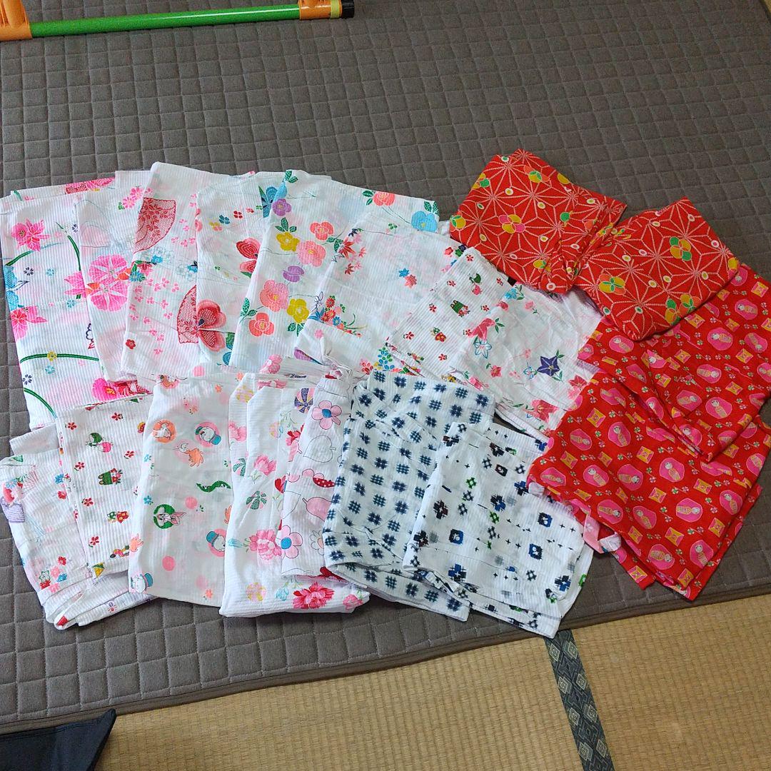 昭和レトロ 子供浴衣 はぎれ 着物 まとめ　リメイク
