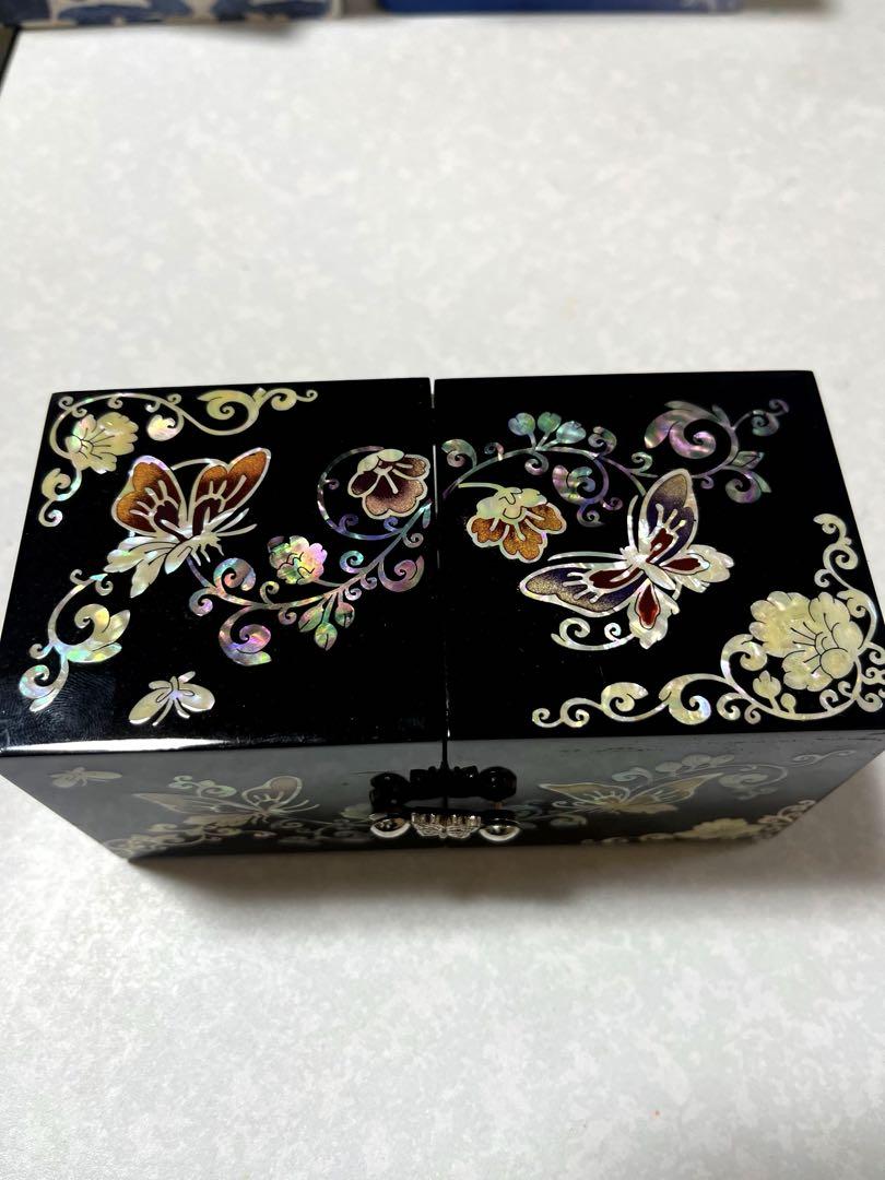 韓国 螺鈿細工 小物入れ ジュエリーボックス