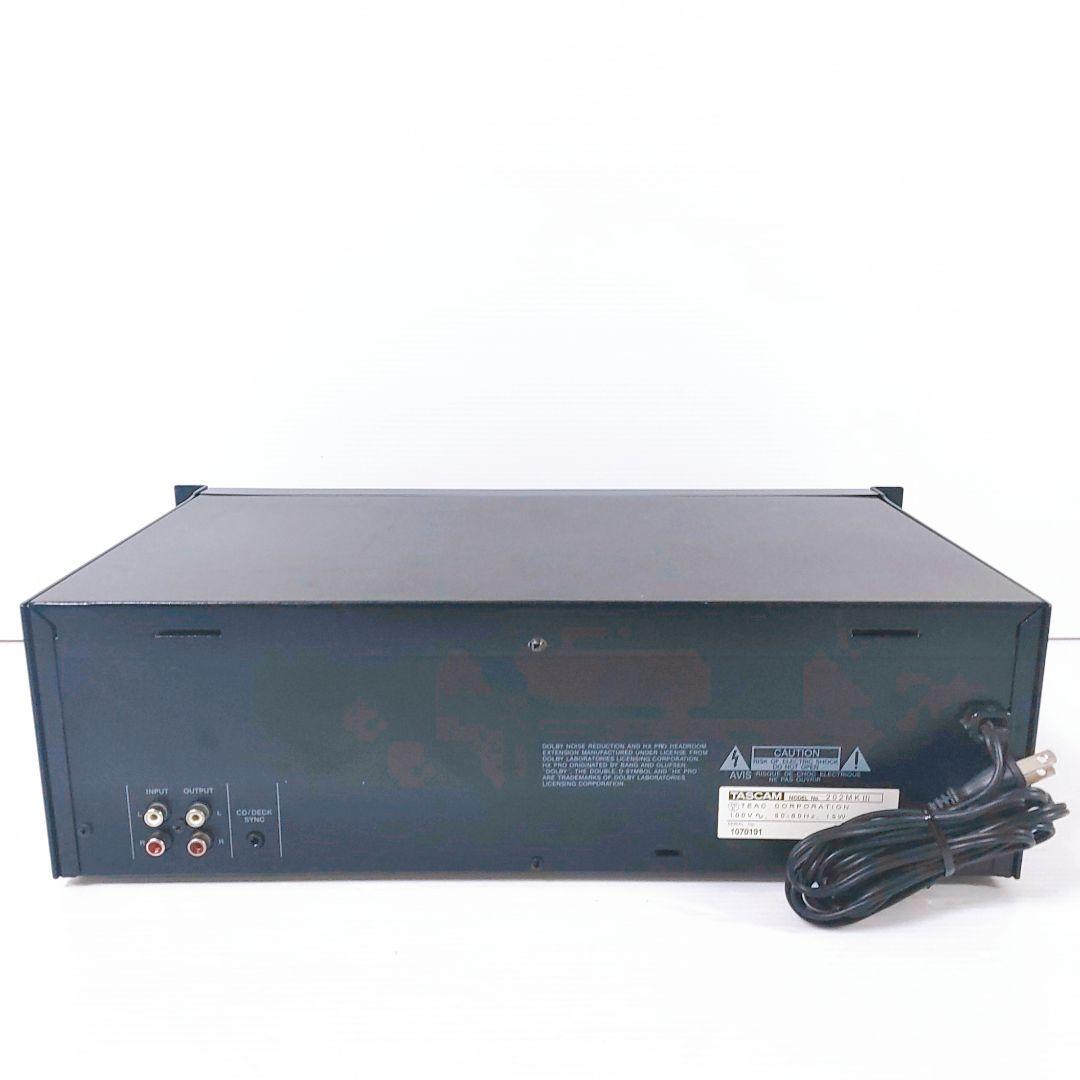 【完動品】TASCAM 202MKⅢ 202MK3 タスカム カセットデッキ