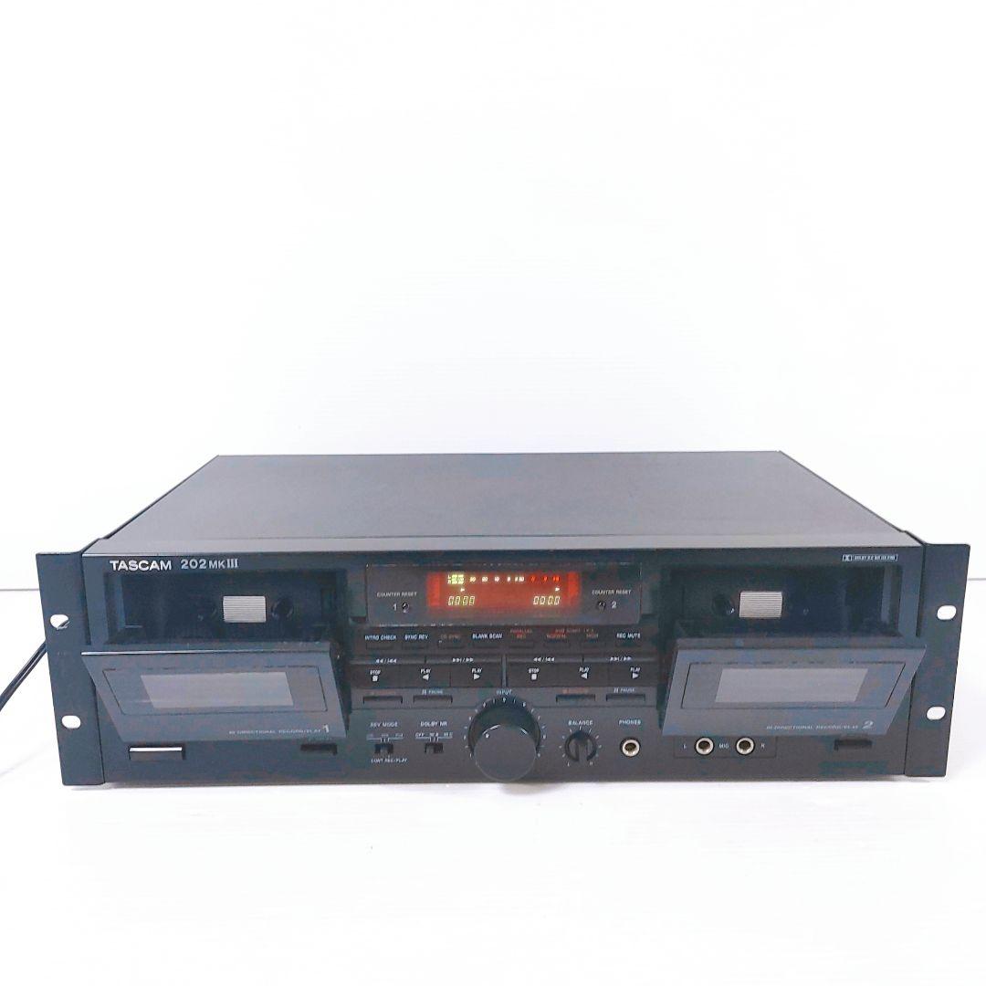 【完動品】TASCAM 202MKⅢ 202MK3 タスカム カセットデッキ