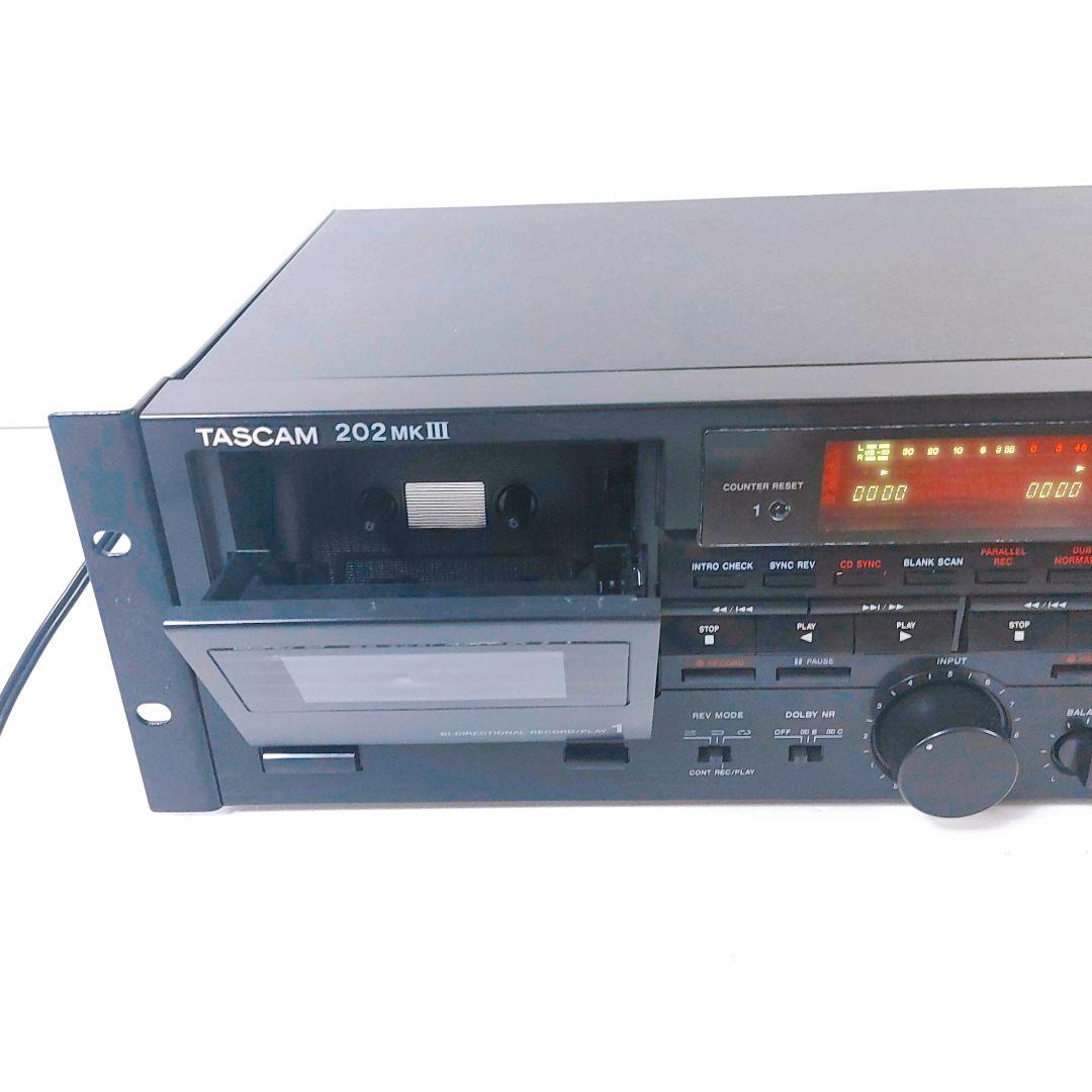 【完動品】TASCAM 202MKⅢ 202MK3 タスカム カセットデッキ