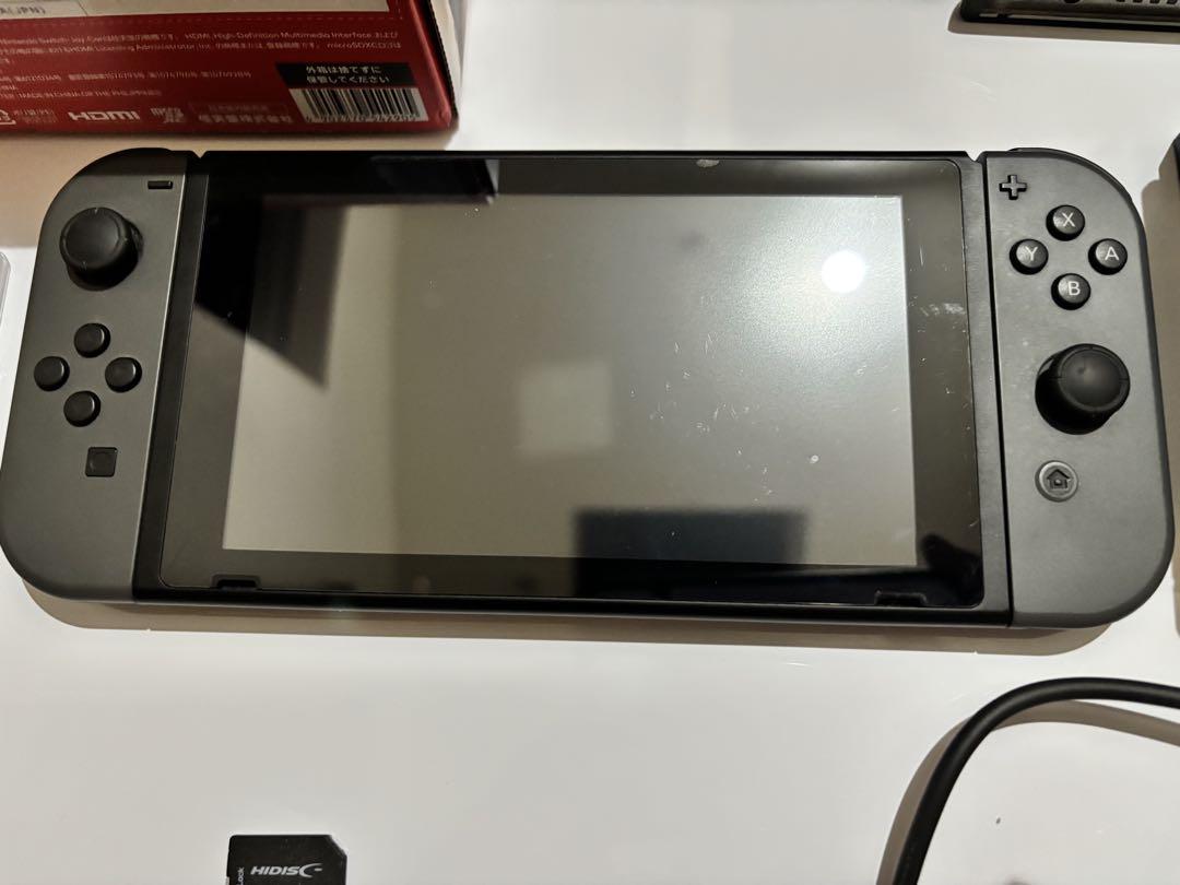 Nintendo Switch（グレー）本体 付属品完備 おまけ付き - メルカリ