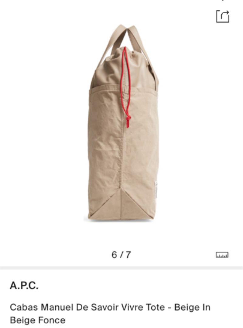 高評価 a.p.c. Cabas Manuel de savoir vivre 18A iDUL4-m30724343342 日本製定番