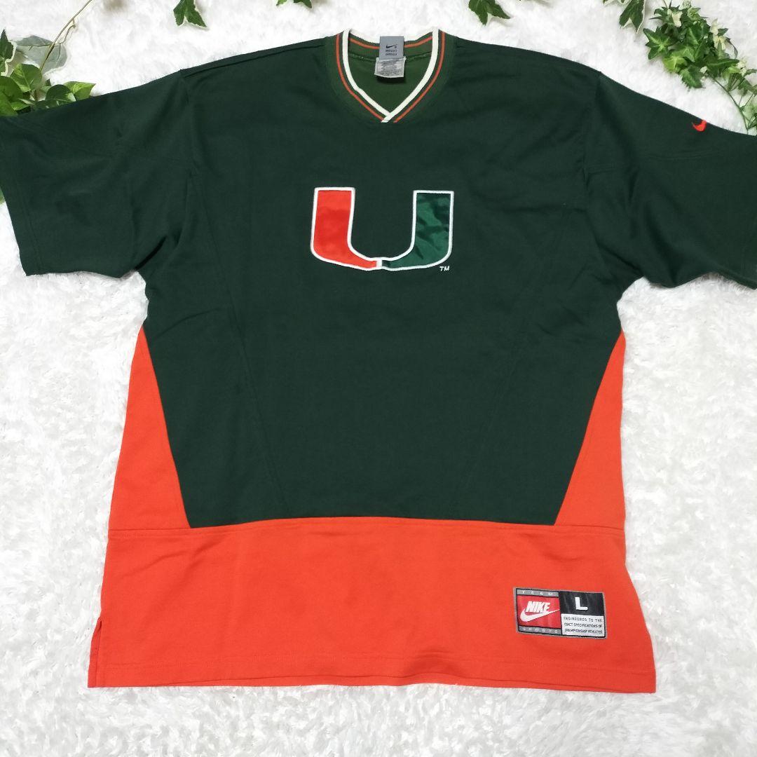 サイズL】アメフト マイアミ大学 ユニフォーム NIKE アメリカン