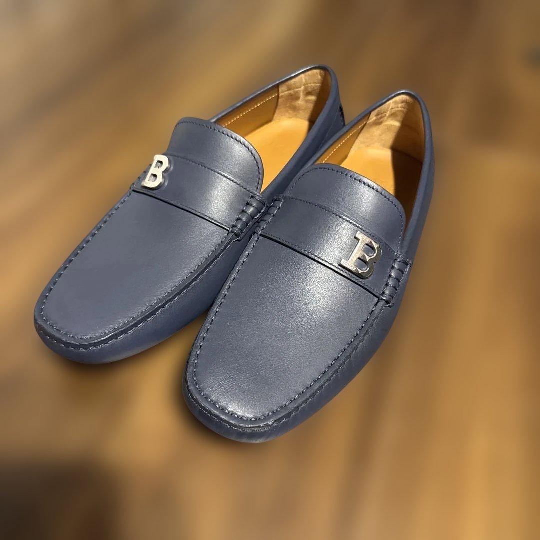 BALLY ネイビー ローファー 箱・袋付き