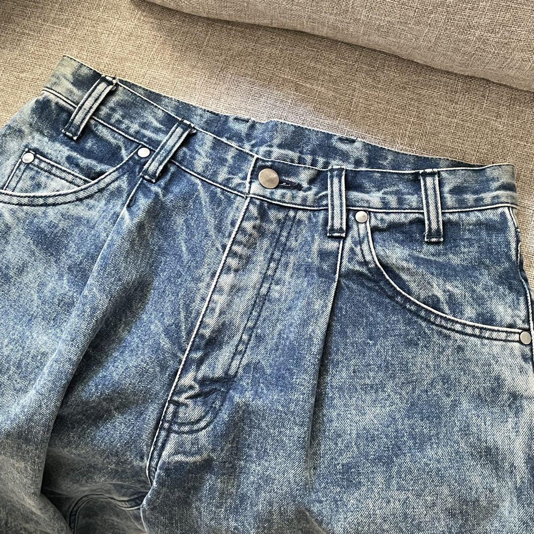 パンツ stein Chemical Bleached Denim Jeans