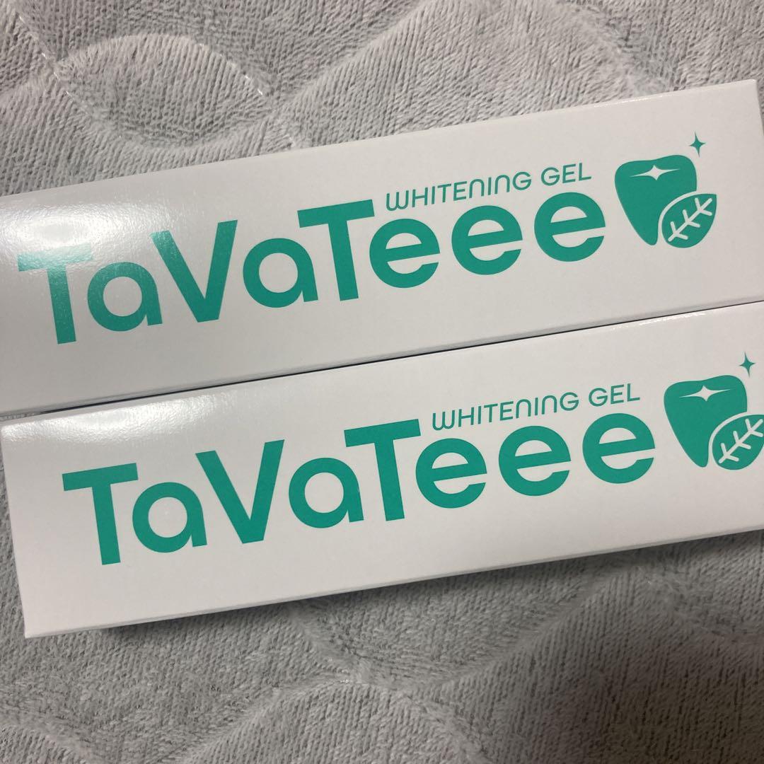 TaVaTeee タバティー 歯磨き粉 薬用ホワイトニングジェル 40g×2