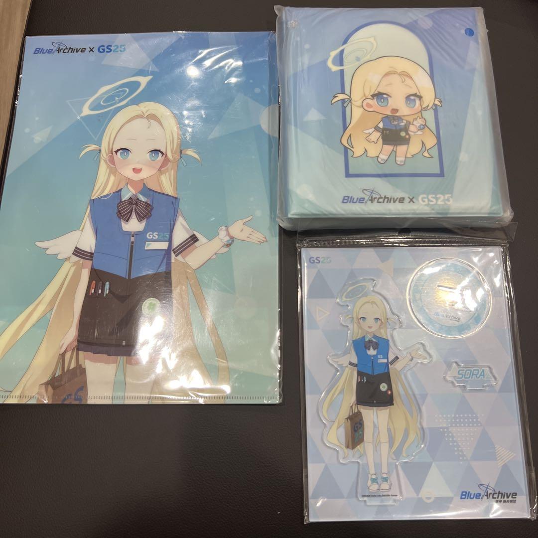 ブルアカ　韓国　GS25コラボ限定　ソラ