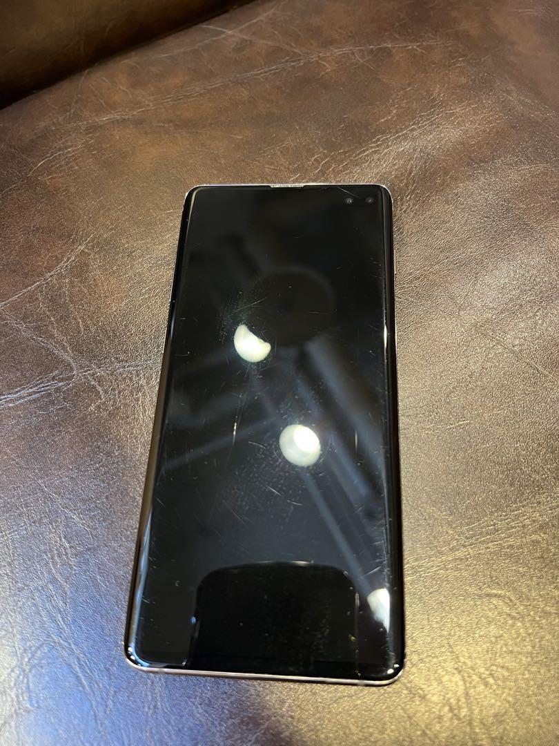 Samsung Galaxy S10 本体 日本語設定 画面ひび割れ